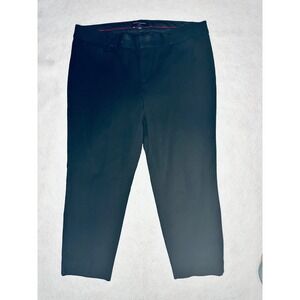 Banana Republic Sloan Fit Black‎ Cropped Pants Career Business Casual Size 12